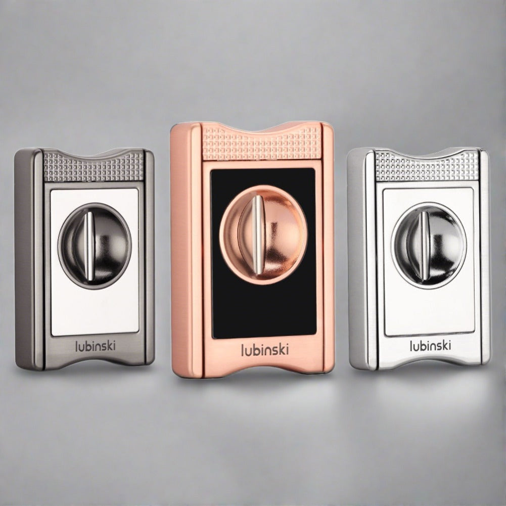 Metal V Cut Cigar Luxury Cutter