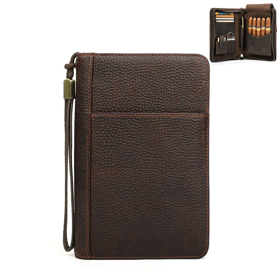 CigarJourney Leather Travel Humidor Cases