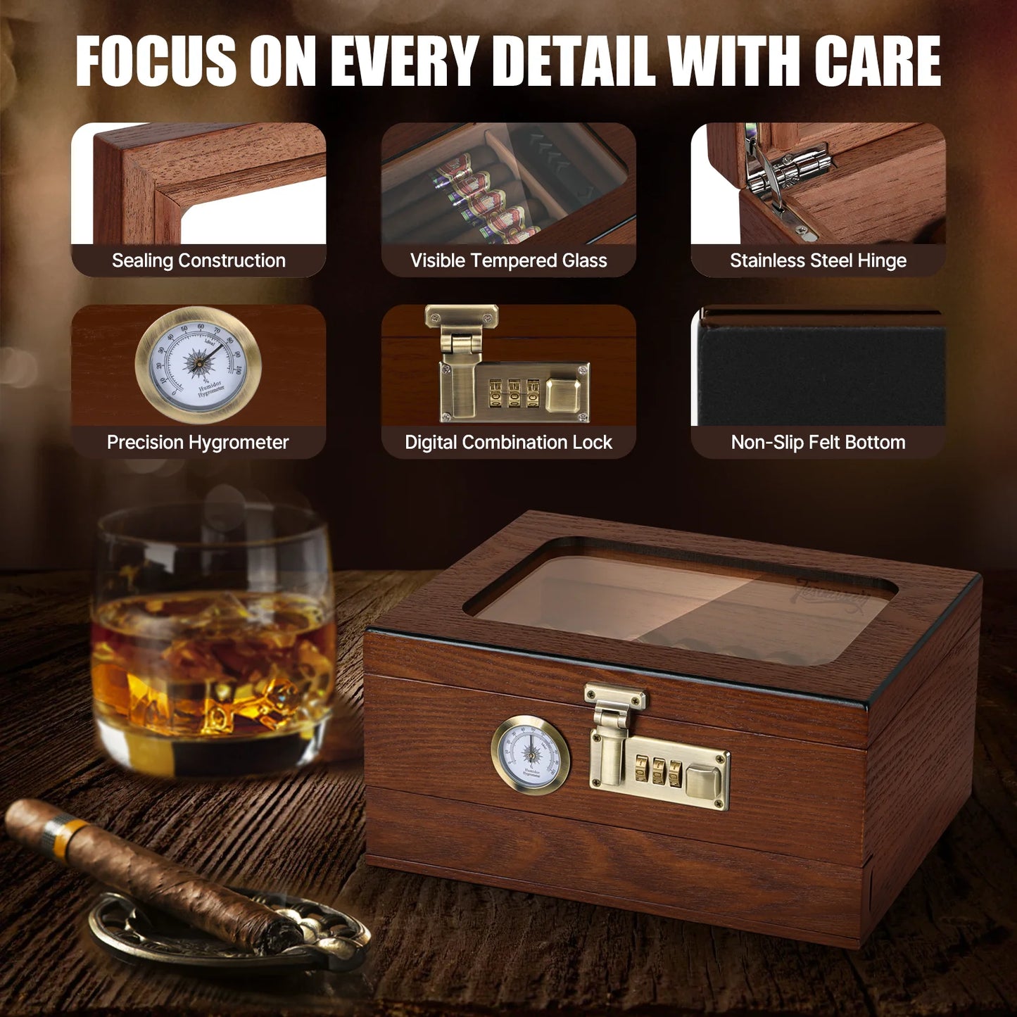 Vanguard Cedar Cigar Chest