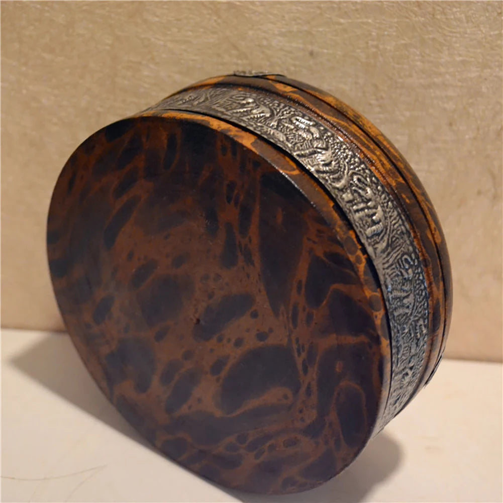 Vintage Embossed Wood Ashtray