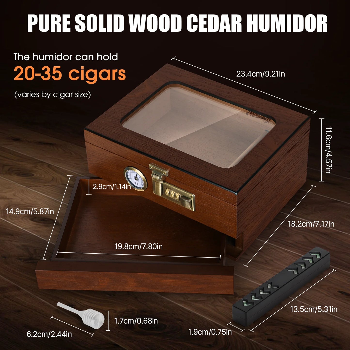 Vanguard Cedar Cigar Chest